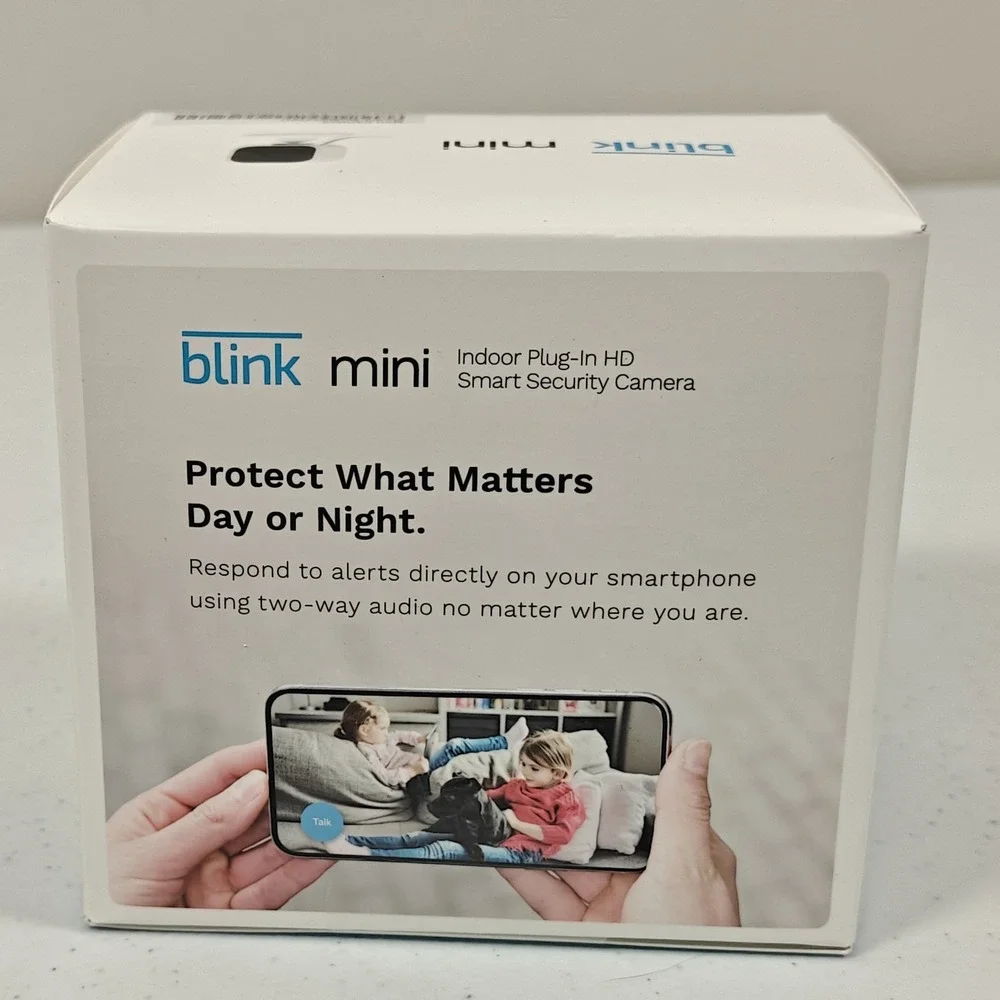 Blink Mini Indoor Plug-In Live HD Smart Security Camera (New in Box)